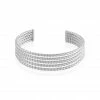Histoire D'Or Bracelet Jonc Acier Blanc Anthonyn