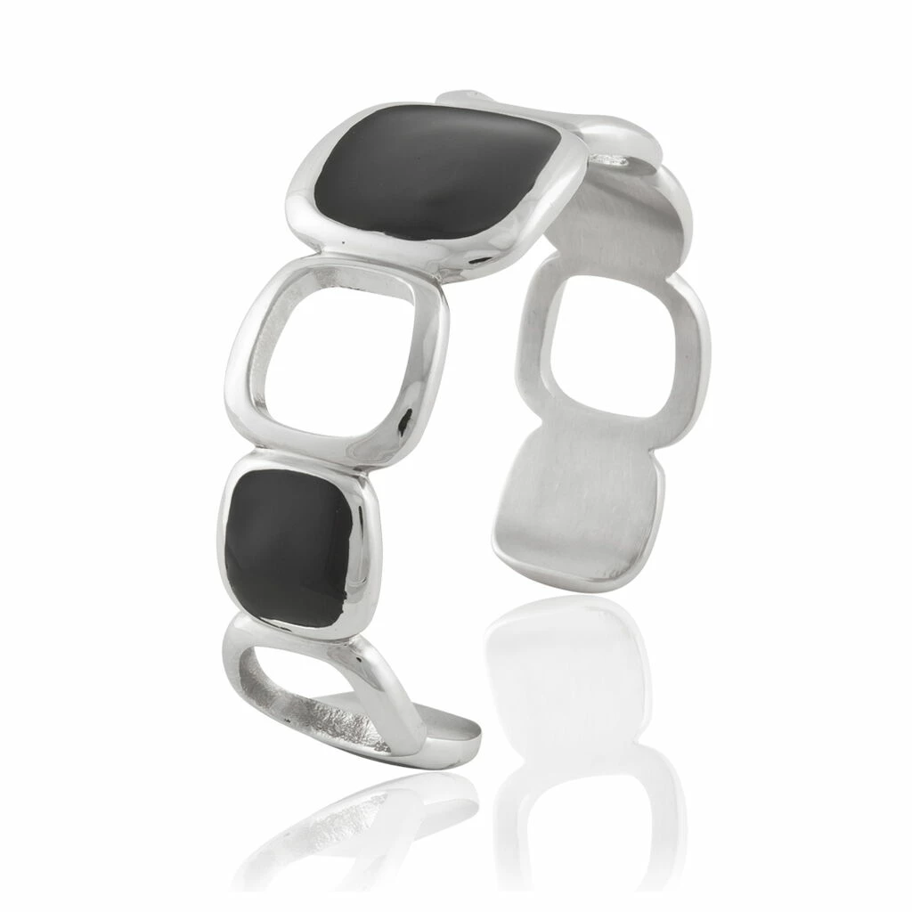 Histoire D'Or Bracelet Jonc Hatayi Acier Blanc 1 Histoire D'Or Bracelet Jonc Hatayi Acier Blanc