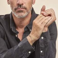 Histoire D'Or Bracelet Identité Acier Blanc Ghislain Cristaux 7 Histoire D'Or Bracelet Identité Acier Blanc Ghislain Cristaux -Colliers Fantaisie Soldes FIBHBPN001 model1