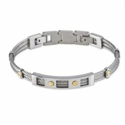 Histoire D'Or Bracelet Jacques Acier Blanc
