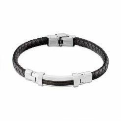 Histoire D'Or Bracelet Mathieu Acier Blanc