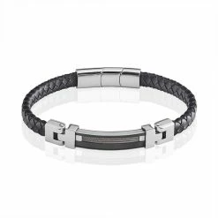 Histoire D'Or Bracelet Yannick Acier Blanc