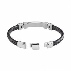 Histoire D'Or Bracelet Yannick Acier Blanc -Colliers Fantaisie Soldes FIBHBW009Y view2