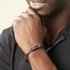 Histoire D'Or Bracelet Acier Blanc Tristan -Colliers Fantaisie Soldes FIBHBW0450 model2