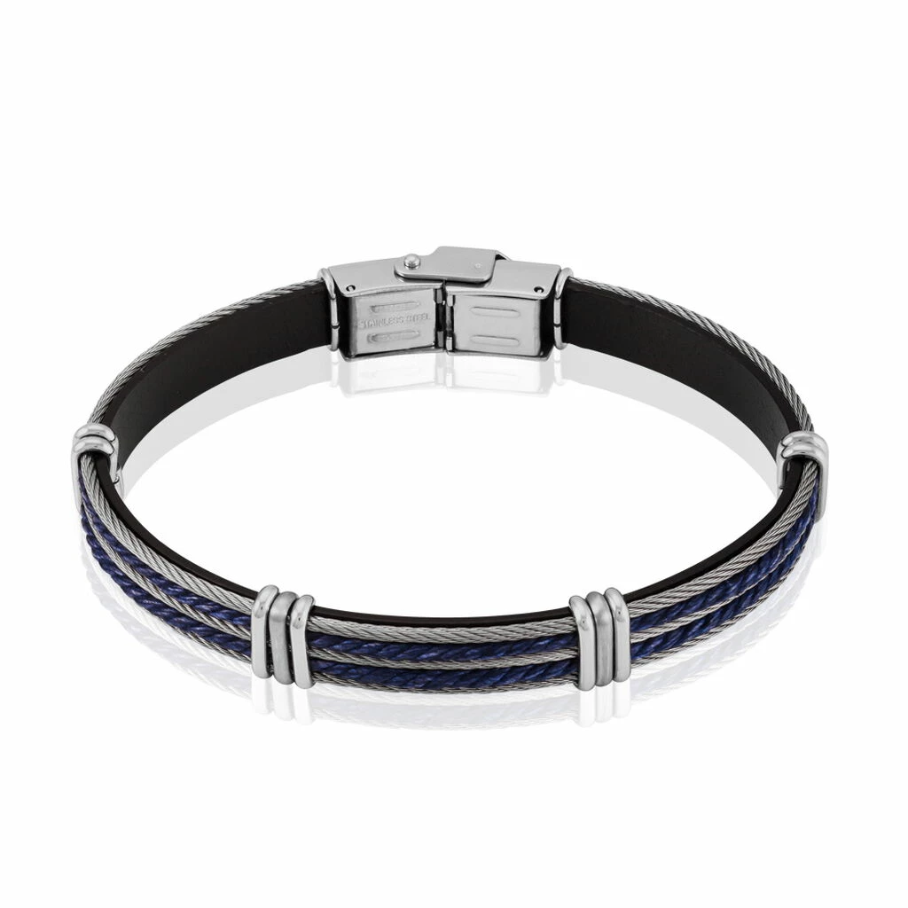 Histoire D'Or Bracelet Francois Acier Blanc 1 Histoire D'Or Bracelet Francois Acier Blanc