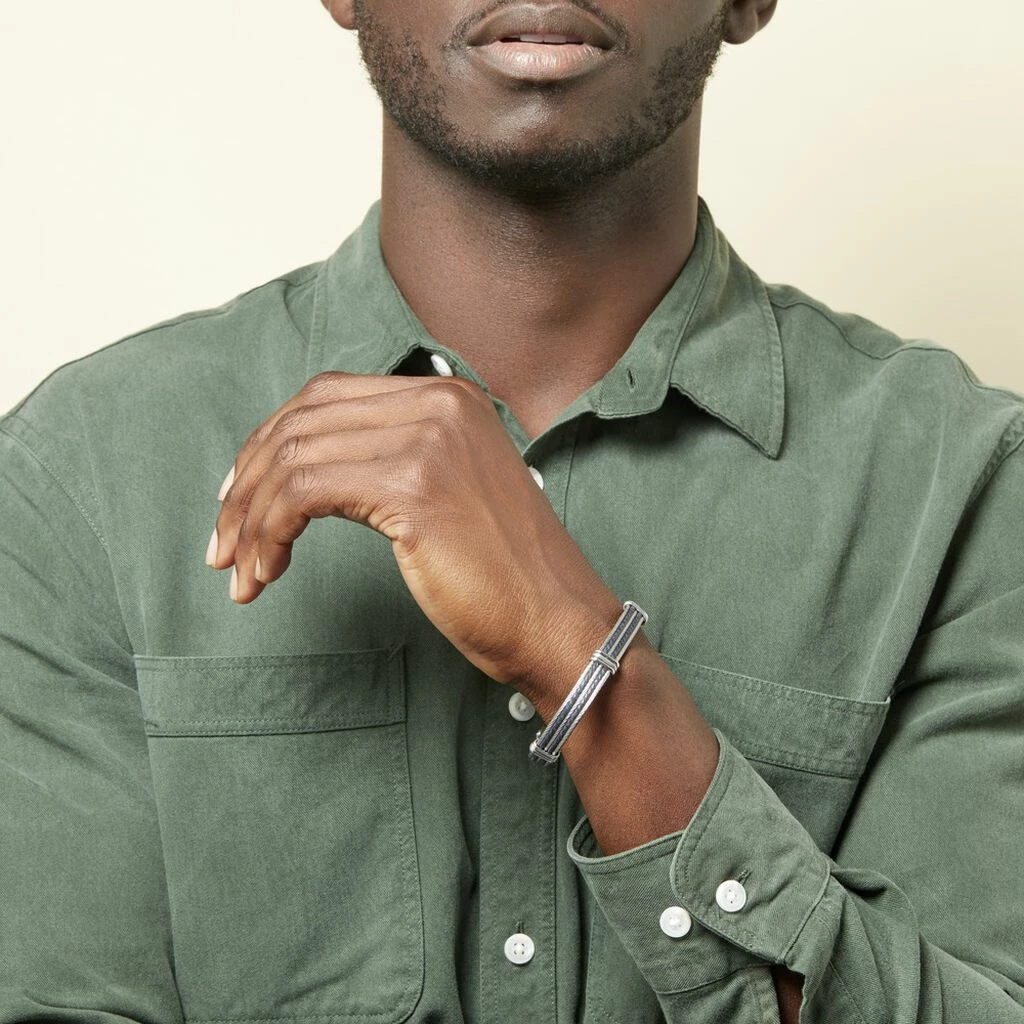 Histoire D'Or Bracelet Francois Acier Blanc 5 Histoire D'Or Bracelet Francois Acier Blanc – Image 5