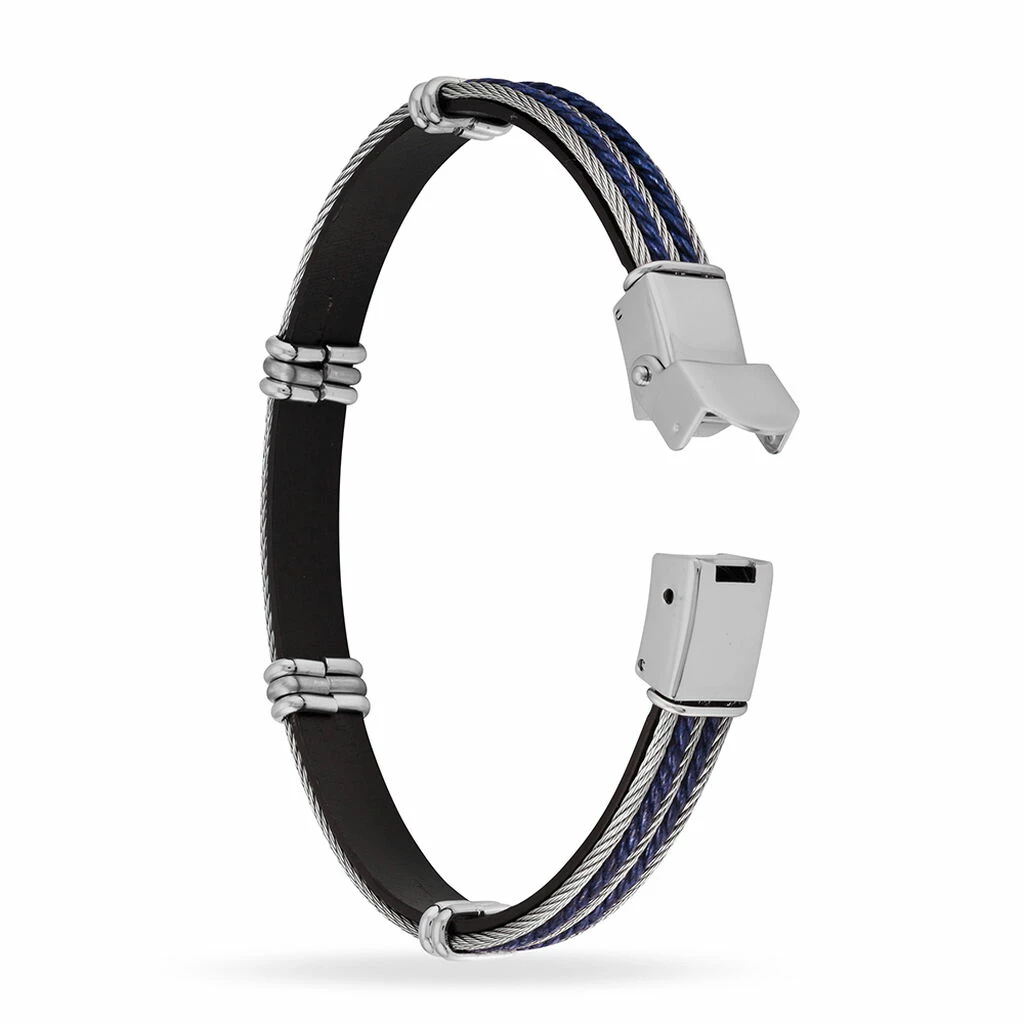 Histoire D'Or Bracelet Francois Acier Blanc 2 Histoire D'Or Bracelet Francois Acier Blanc – Image 2