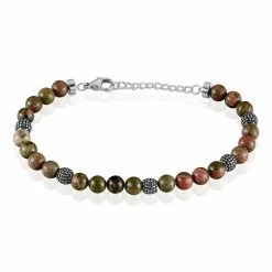 Histoire D'Or Bracelet Boules Acier Gris Laloun