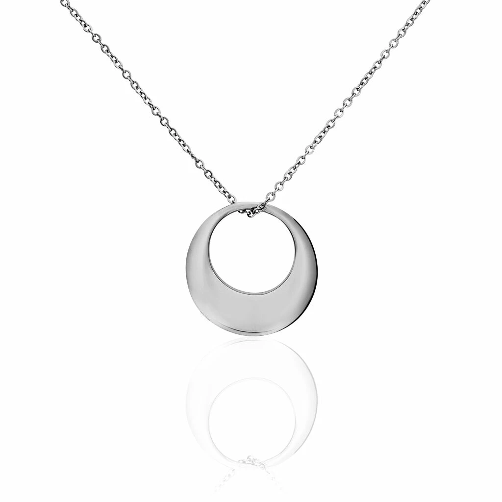 Histoire D'Or Collier Creolia Acier Blanc 1 Histoire D'Or Collier Creolia Acier Blanc