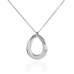 Histoire D'Or Collier Charlotte Acier Blanc