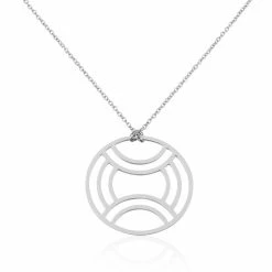 Histoire D'Or Collier Sautoir Japan Acier Blanc