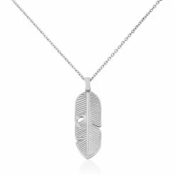 Histoire D'Or Collier Tia Acier Blanc