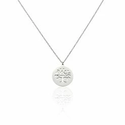 Histoire D'Or Collier Acier Blanc Ganet