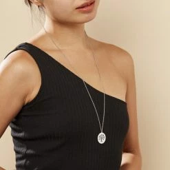 Histoire D'Or Collier Acier Blanc Ganet -Colliers Fantaisie Soldes FICFBW0505 model0