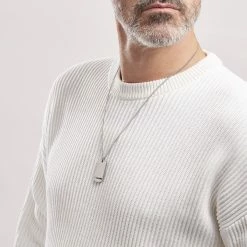 Histoire D'Or Collier Acier Blanc Ghislain Cristaux 6 Histoire D'Or Collier Acier Blanc Ghislain Cristaux -Colliers Fantaisie Soldes FICHBPN001 model0