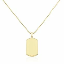 Histoire D'Or Collier Acier Doré Lorant