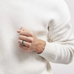 Histoire D'Or Bague Acier Blanc Tdeg Oxydes De Zirconium 11 Histoire D'Or Bague Acier Blanc Tdeg Oxydes De Zirconium -Colliers Fantaisie Soldes FIDHBZN005 model1