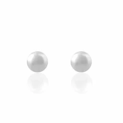 Histoire D'Or Boucles D'oreilles Puces Bilou Acier Blanc