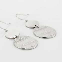 Histoire D'Or Boucles D'oreilles Pendantes Acier Blanc Stellaire 6 Histoire D'Or Boucles D'oreilles Pendantes Acier Blanc Stellaire -Colliers Fantaisie Soldes FIOFBW0328 view2