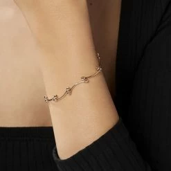 Histoire D'Or Bracelet Assma Plaqué Or Jaune 9 Histoire D'Or Bracelet Assma Plaqué Or Jaune -Colliers Fantaisie Soldes FQBFJW0270 model1