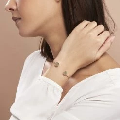 Histoire D'Or Bracelet Jonc Blanka Plaqué Or Jaune 7 Histoire D'Or Bracelet Jonc Blanka Plaqué Or Jaune -Colliers Fantaisie Soldes FQBFJW0585 model0