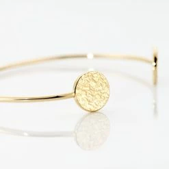 Histoire D'Or Bracelet Jonc Blanka Plaqué Or Jaune 6 Histoire D'Or Bracelet Jonc Blanka Plaqué Or Jaune -Colliers Fantaisie Soldes FQBFJW0585 view2