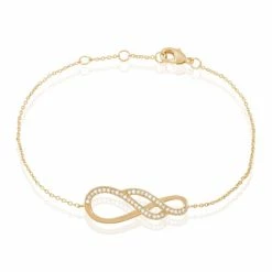 Histoire D'Or Bracelet Rajah Plaqué Or Jaune Oxyde De Zirconium