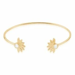 Histoire D'Or Bracelet Jonc Varia Plaqué Or Jaune Oxyde De Zirconium