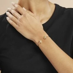 Histoire D'Or Bracelet Jonc Varia Plaqué Or Jaune Oxyde De Zirconium -Colliers Fantaisie Soldes FQBFJZW327 model0