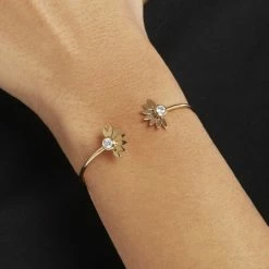 Histoire D'Or Bracelet Jonc Varia Plaqué Or Jaune Oxyde De Zirconium -Colliers Fantaisie Soldes FQBFJZW327 model1