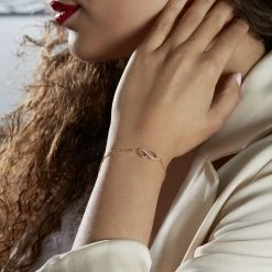 Histoire D'Or Bracelet Ishaae Plaqué Or Jaune Oxyde De Zirconium -Colliers Fantaisie Soldes FQBFJZW375 model0