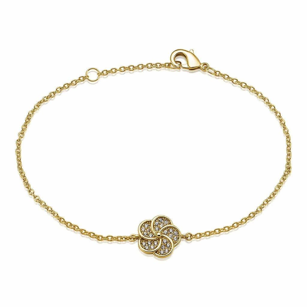 Histoire D'Or Bracelet Doroteia Plaqué Or Jaune Oxyde De Zirconium 1 Histoire D'Or Bracelet Doroteia Plaqué Or Jaune Oxyde De Zirconium