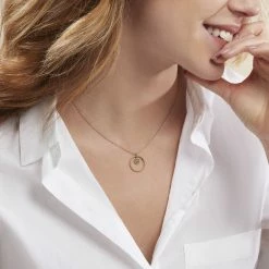 Histoire D'Or Collier Amalthea Plaqué Or Doré Aventurine Vert -Colliers Fantaisie Soldes FQCFJAV005 model0