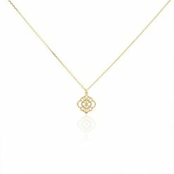 Histoire D'Or Collier Plaque Or Keven