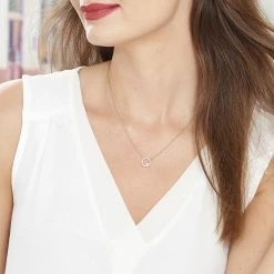 Histoire D'Or Collier Lila Plaque Or Jaune Oxyde De Zirconium -Colliers Fantaisie Soldes FQCFJZW369 model0