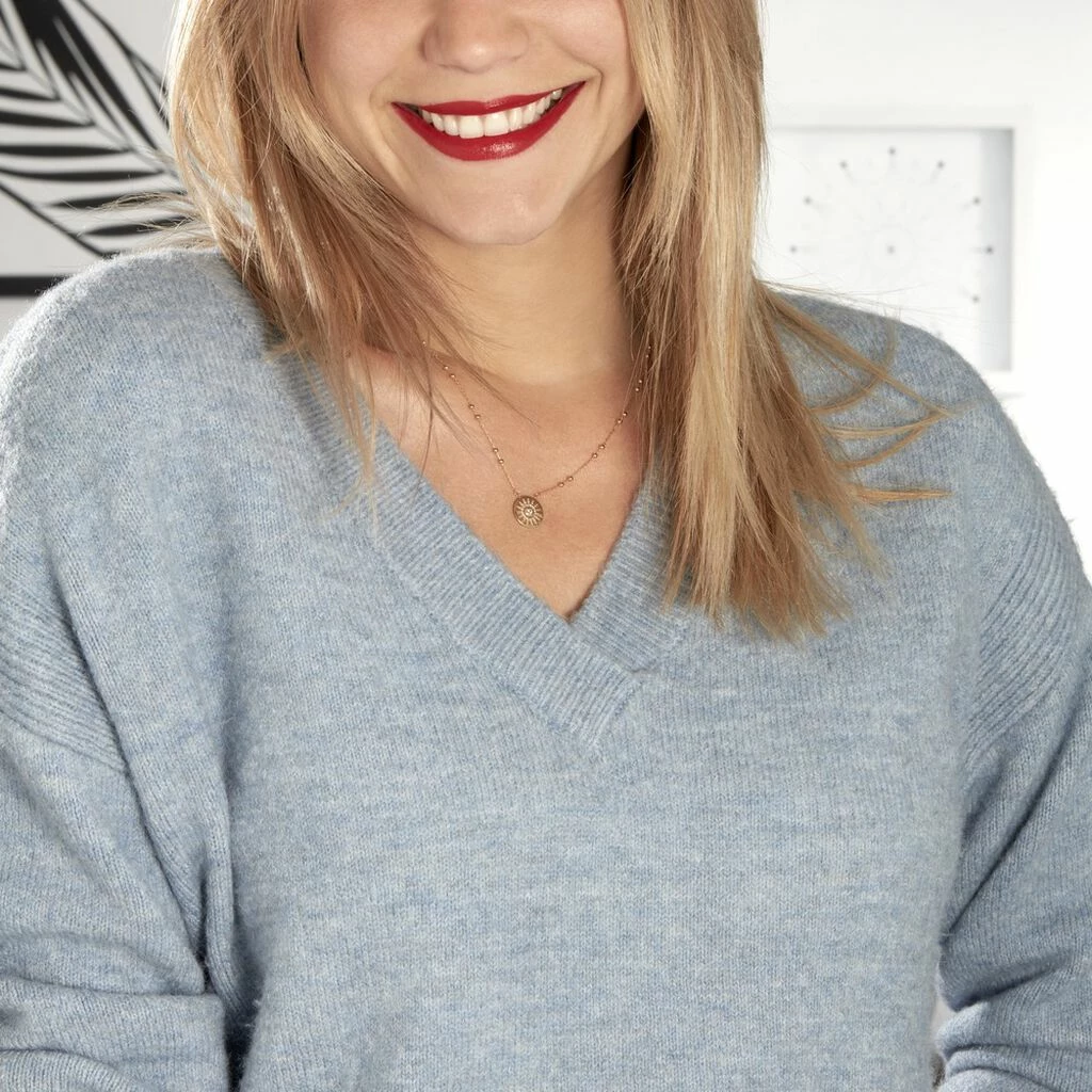 Histoire D'Or Collier Artea Plaqué Or Jaune Oxyde De Zirconium 3 Histoire D'Or Collier Artea Plaqué Or Jaune Oxyde De Zirconium – Image 3