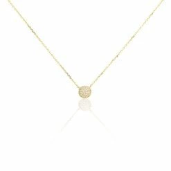 Histoire D'Or Collier Plaqué Or Larraso Oxydes De Zirconium