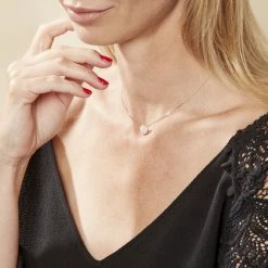 Histoire D'Or Collier Plaqué Or Larraso Oxydes De Zirconium -Colliers Fantaisie Soldes FQCFJZW541 model0