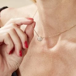 Histoire D'Or Collier Plaqué Or Larraso Oxydes De Zirconium -Colliers Fantaisie Soldes FQCFJZW541 model1