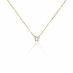 Histoire D'Or Collier Nilay Plaque Or Doré Oxyde De Zirconium