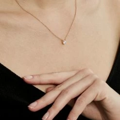 Histoire D'Or Collier Nilay Plaque Or Doré Oxyde De Zirconium -Colliers Fantaisie Soldes FQCFJZW573 model0