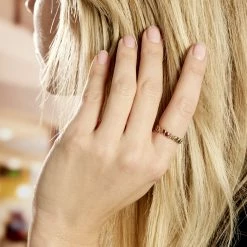 Histoire D'Or Bague Plaqué Or Jaune Ethem Anneau Pierres Multicolores 10 Histoire D'Or Bague Plaqué Or Jaune Ethem Anneau Pierres Multicolores -Colliers Fantaisie Soldes FQDFJX2108 model0