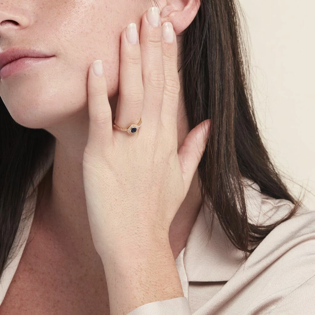 Histoire D'Or Bague Plaqué Or Eugenie Pierre Synthétique 5 Histoire D'Or Bague Plaqué Or Eugenie Pierre Synthétique – Image 5