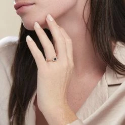 Histoire D'Or Bague Plaqué Or Eugenie Pierre Synthétique 11 Histoire D'Or Bague Plaqué Or Eugenie Pierre Synthétique -Colliers Fantaisie Soldes FQDFJXB149 model1