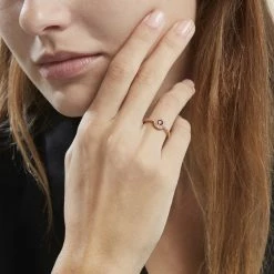 Histoire D'Or Bague Plaqué Or Eugenie Pierre Synthétique 11 Histoire D'Or Bague Plaqué Or Eugenie Pierre Synthétique -Colliers Fantaisie Soldes FQDFJXR009 model1