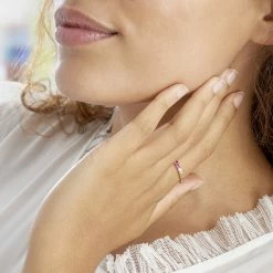 Histoire D'Or Bague Plaqué Or Jaune Zoelia Pierres -Colliers Fantaisie Soldes FQDFJXS108 model0