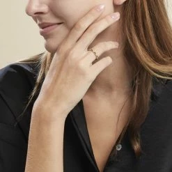 Histoire D'Or Bague Plaqué Or Etna Oxyde De Zirconium -Colliers Fantaisie Soldes FQDFJXV112 model0