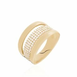 Histoire D'Or Bague Adelicia Plaqué Or Jaune Oxyde De Zirconium
