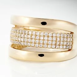 Histoire D'Or Bague Adelicia Plaqué Or Jaune Oxyde De Zirconium -Colliers Fantaisie Soldes FQDFJZW535 view3