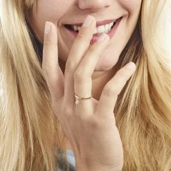 Histoire D'Or Bague Plaqué Or Jaune Lynnha Oxyde De Zirconium -Colliers Fantaisie Soldes FQDFJZW541 model0